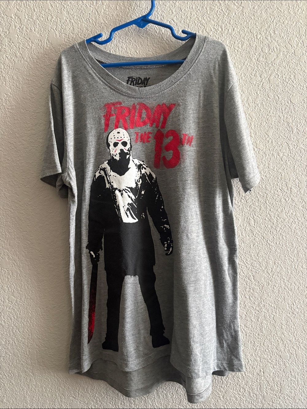 Friday the 13th Grey Graphic T shirt